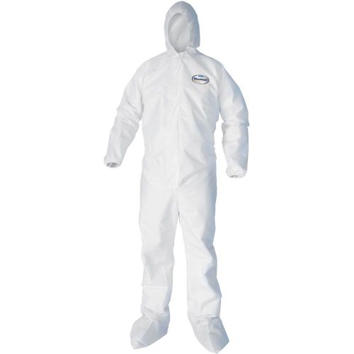 Kleenguard a40 protection coveralls - medium - 1each - white (kim44332) for sale