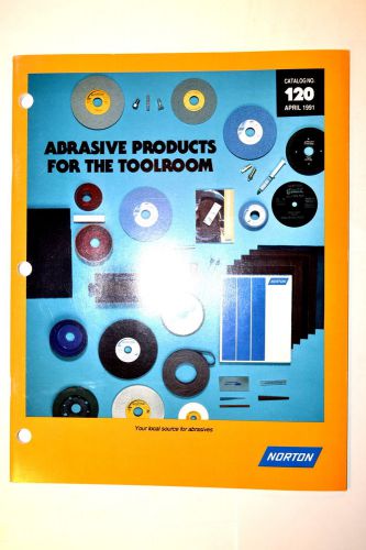 Norton abrasive products for the toolroom catalog 120 1991 #rr530 wheel grit for sale