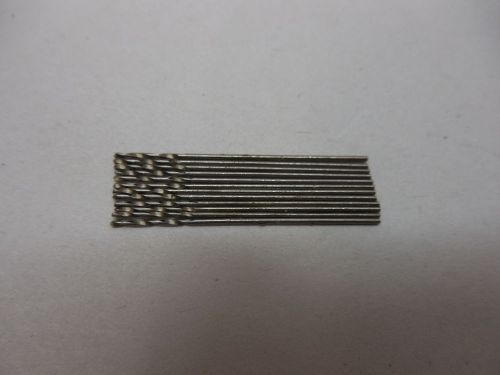 0.0265 #7 drill bits 12-pieces interstate hss wire drills jobber for sale