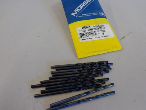 New 12pk morse 1/8&#034; jobber length drill bits #1330 for sale