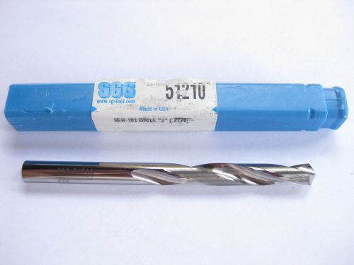 Sgs letter j .2770 solid carbide drill bit jobber length usa 51210 for sale