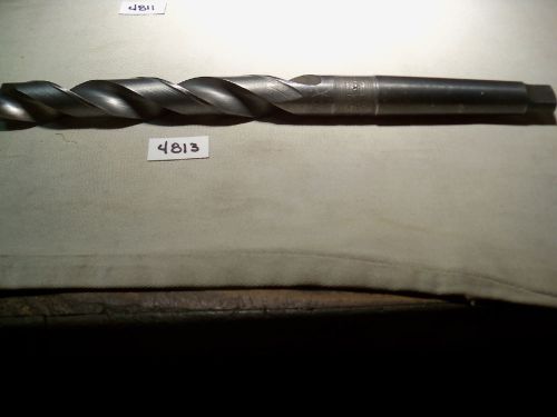 (#4813) used machinist 45/64 inch american made morse taper shank drill for sale