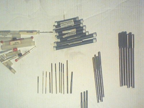 Metalworking nd tooling reamers lot of over 20 smaller diameter up to size 1/4&#034;+ for sale