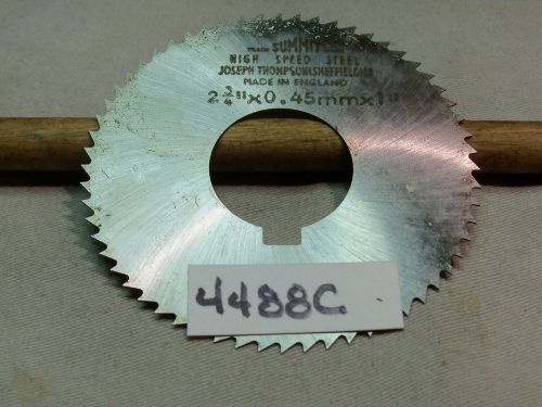 (#4488c) new machinist 2-3/4 x 0.45mm x 1 inch screw slotting saw for sale