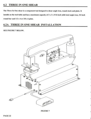 Scotchman portafab 45, ironworker operators parts manual for sale