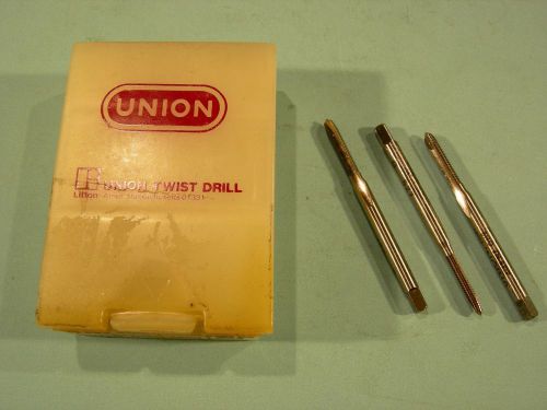 Qty 3 New Unoin 4-48  NF GH2 HSS 2 Flute Spiral Point Plug Precision Ground