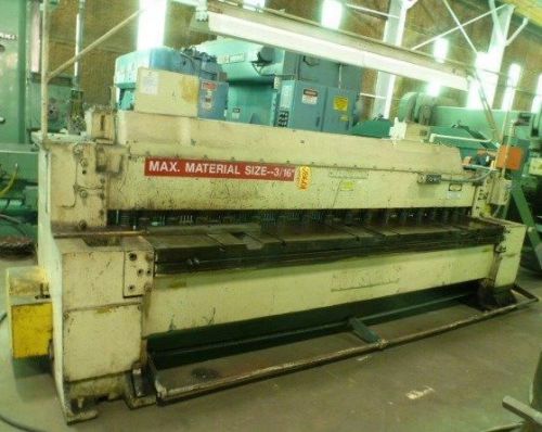 Wysong mechanical power squaring shear 10&#039; x 1/4&#034;&#039; (28601) for sale