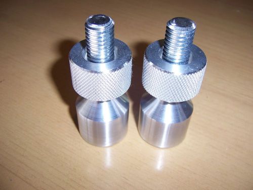 Two Hole Pins. Lot. (5) Flange Alignment. Small. Aluminum.1/2&#034;X 1-1/8&#034; Knurled