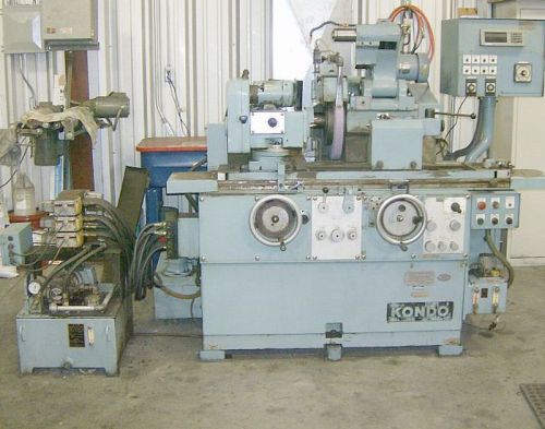 12&#034; swg 18&#034; cc kondo 450-u-h-ts od grinder, i.d. att., hyd. tbl, auto infeed, pl for sale