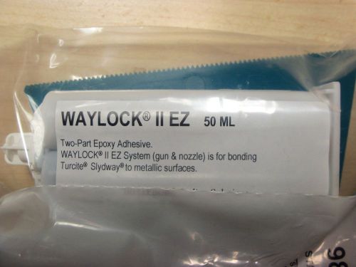 WAYLOCK® II EZ 50ml Two-Part Epoxy Adhesive For Bonding Turcite® Free Ship
