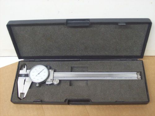 Aerospace 6&#034; .001&#034; dial caliper stainless hardened steel for sale