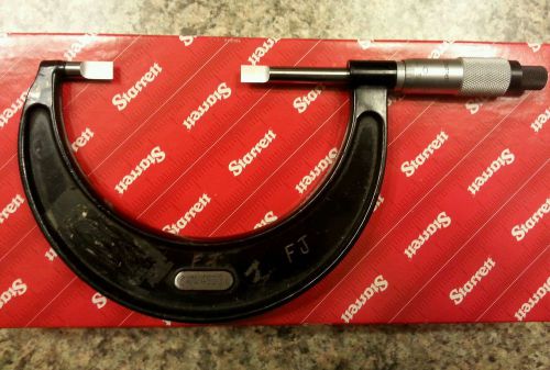 Starrett 2-3&#034; blade micrometer factory refurbished, excellent condition