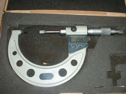 Mitutoyo Carbide blade micrometer 1&#034; to 2&#034; DIGITAL gage 422-312-30 Thickness
