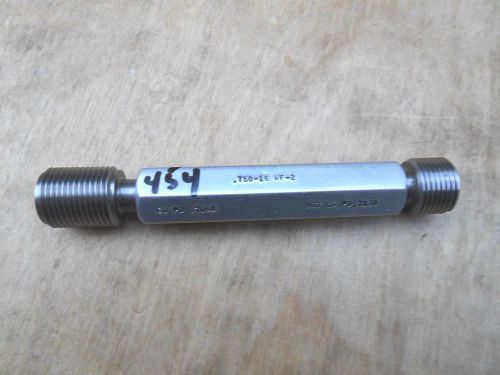 3/4 - 16 NF-2 THREAD PLUG GAGE , GO , NO GO , SWANSON