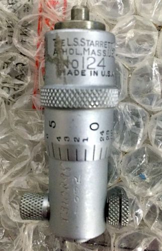Tesa/starrett no 124 precision inside micrometer w/ accessories used for sale