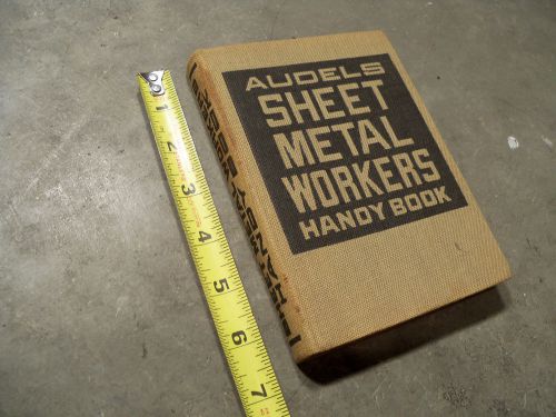 Vtg. Audels Sheet Metal Workers Handy Book HVAC Ductwork Pattern Layout Manual