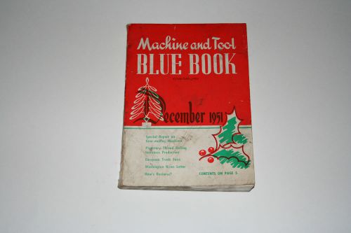 MACHINE AND TOOL BLUE BOOK DECEMBER 1951