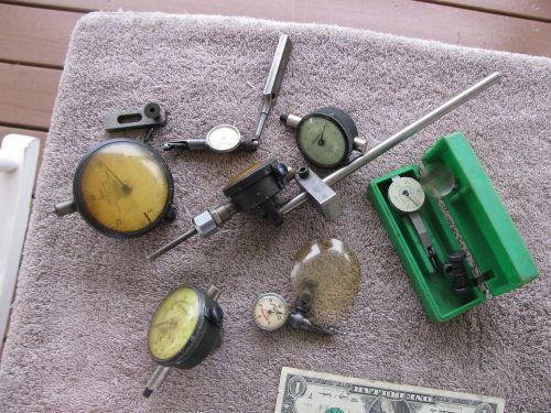 as is dial indicator lot Starrett Federal others  machinist toolmaker tool