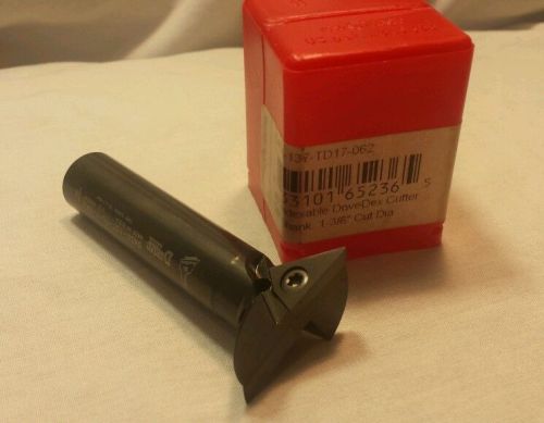 Dorian tool d45x-137-td17-062 indexable dovetail cutter for sale