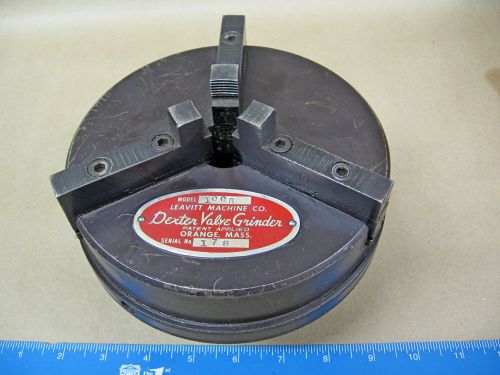 Dexter valve grinder 3 jaw chuck 6” leavitt machine co for sale