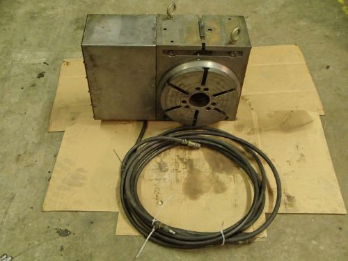 12&#034; haas hrt-310 cnc rotary table through hole 3&#034; _ 4th axis drive for sale