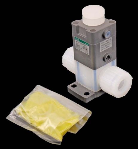 New ckd amd412-20bup-16-1-4 pneumatic air operated chemical liquid valve unit for sale