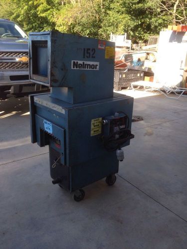 Nelmor plastic machinery rg810m1 plastic granulator 5hp 3 phase opening 10&#034;x 10&#034; for sale