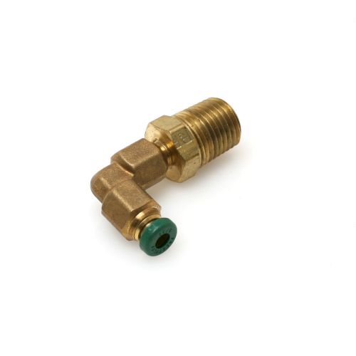 Parker 169pl-5/32-4 1/4&#034; npt male nipple 5/32&#034; tubing elbow brass fitting for sale