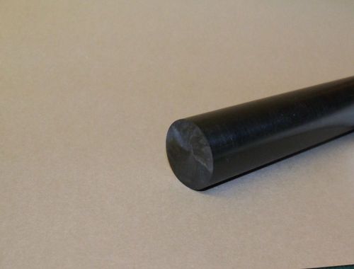 Delrin/Acetal Rod Black 1/4&#034; diameter 6&#034; long