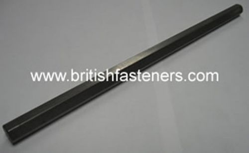 Bsw british standard whitworth stainless hex bar stock 1/4&#034;w (.445) - 10&#034; long for sale