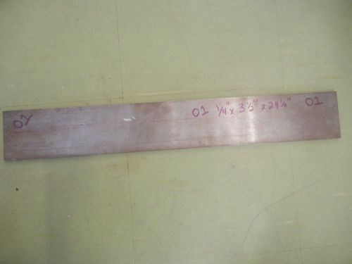 Hardening flat stock steel o1  1/4 x 3 1/2 x 24 1/4&#034; for sale