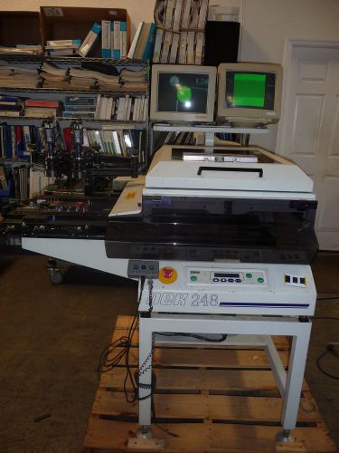 Dek 248 ce screen printer with dek align 3 vision system screen printing machine for sale