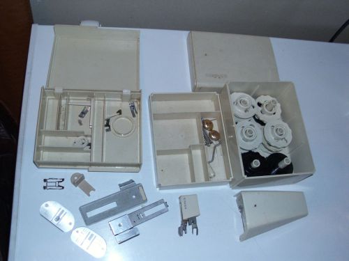 Vintage Singer Sewing Machine Accessories Components Parts in Original Cases