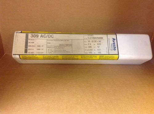 Avesta 309-16 ac/dc 3/32&#034; x 8lb container welding electrode for sale