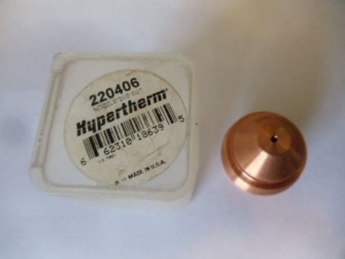 Hypertherm Plasma Cutter part # 220406 nozzle 260 amp for Stainless Steel.  New