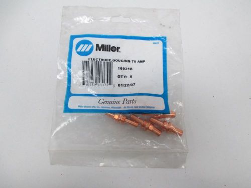 LOT 5 NEW MILLER 169218 PLASMA CUTTER ELECTRODE GOUGING 70 AMP D298626