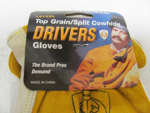 Tillman 1414xl drivers gloves extra large split cowhide for sale