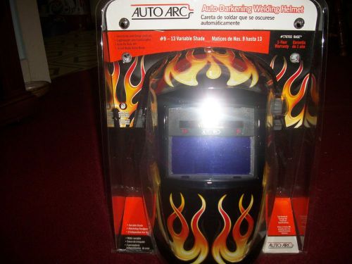 Auto arc auto darkening welding helmet 770703 rage for sale