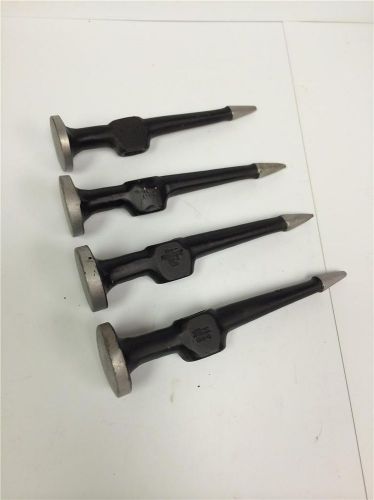 4 piece fairmount usa forged welder welding masonry metal hammer pick head 158-g for sale
