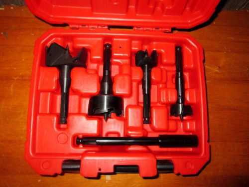 New milwaukee 49-22-0135  4pc contractor selfeed bit kit for sale