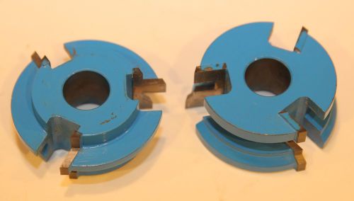V paneling shaper cutter set for 3/4 inch thick stock-tongue and groove for sale