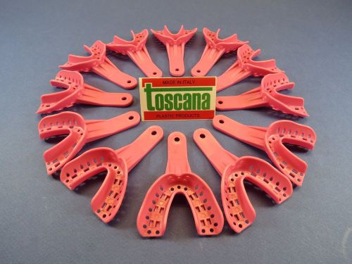 Dental Impression Tray Plastic Abs Ortho Small Lower Rose Child /12 TOSCANA