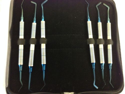 Set of 6 Pieces Composite Spatula Titanium Dental