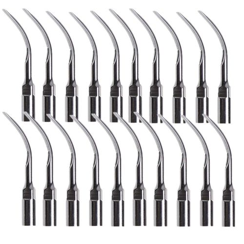 20 pc dental ultrasonic scaling tips fit fpr ems woodpecker scaler silver g6 for sale