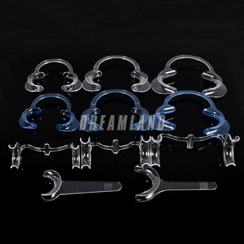Hot sale 12 pcs dental intraoral cheek lip retractor mouth opener all type for sale