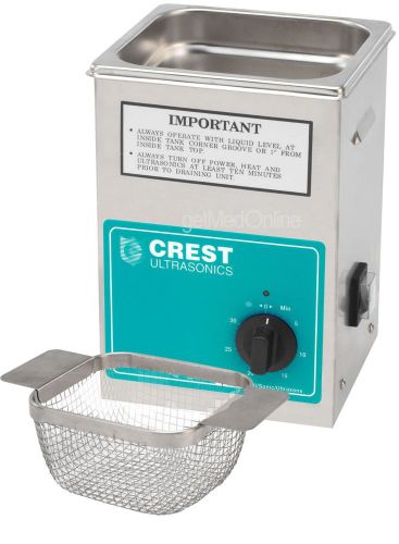 New ! crest 0.5 gal. benchtop ultrasonic cleaner w/timer+cover+basket, cp200t for sale