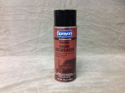 Sprayon s00702 engine degreaser 12oz - remove dirt grease varnish (lot of 6) for sale