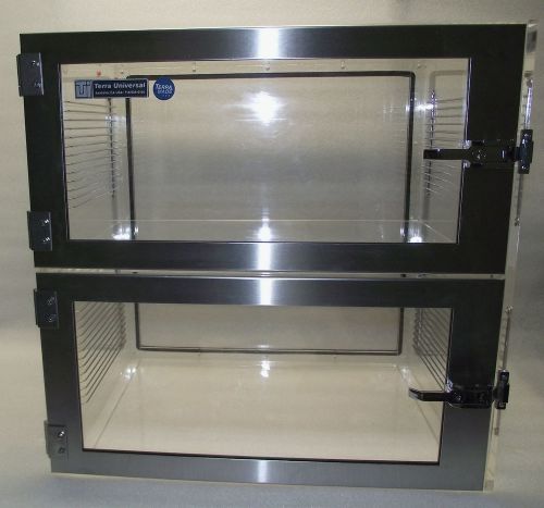 Terra universal 2-tier adjust-a-shelf desiccator box 1944-00  012402 - nr mint for sale