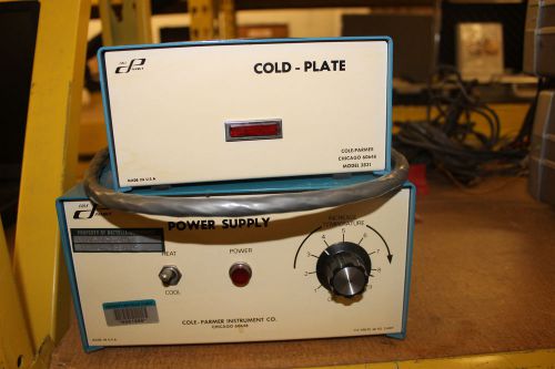 COLE PARMER COLD PLATE 3831 WITH POWER SUPPLY
