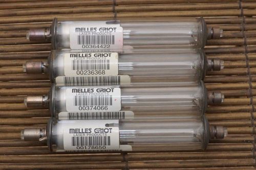4 Melles Griot Red Helium Neon Laser Tubes tube 1mw lab grade Science Item lot